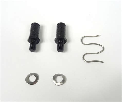lambretta rear brake shoe pivot pin kit pins w clip washers gp mb