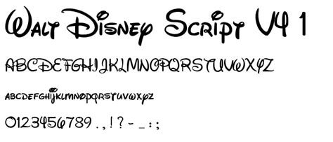 walt disney script  font script handwritten pickafontcom