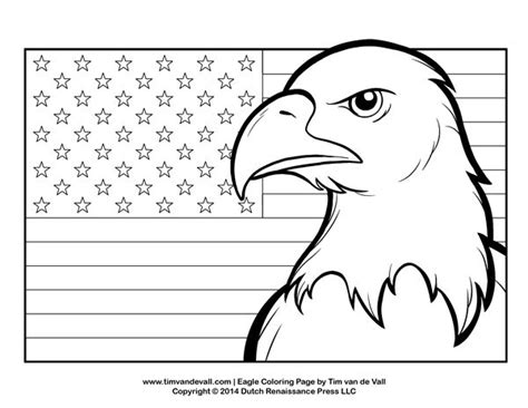 bald eagle flying high coloring page american flag coloring page