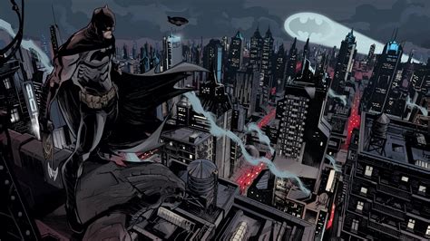 batman gotham city dc comics  wallpaperhd superheroes wallpapersk