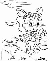 Easter Coloring Bunny Pages Sheets Kids Bunnies Fun Printable Cute Sunny Rabbit Print Activities Color Colouring Worksheet Hopping Activity Printing sketch template