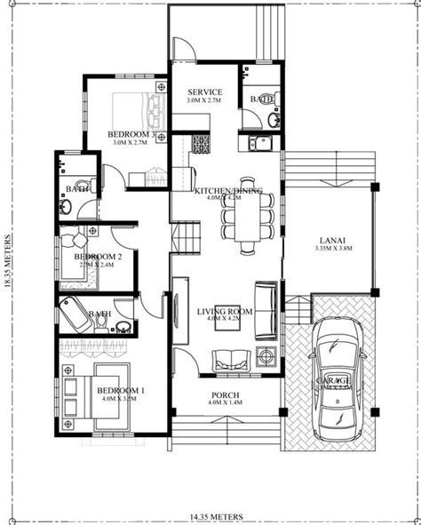 excellent single storey house designs  plan details myhomemyzonecom