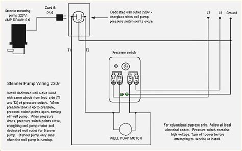 pump pressure switch wiring diagram wonderful appearance  pump  pump pressure