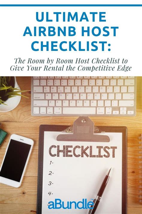 airbnb host checklist   stock  airbnb airbnb host