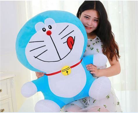 Big Plush Lovely Doraemon Toy Stuffed Lovely Naughty Doraemon Doll