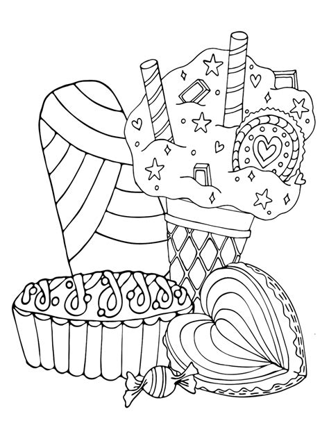 ice cream soda coloring page coloring pages