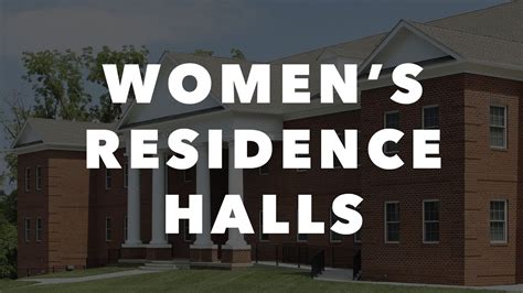 women s residence halls youtube