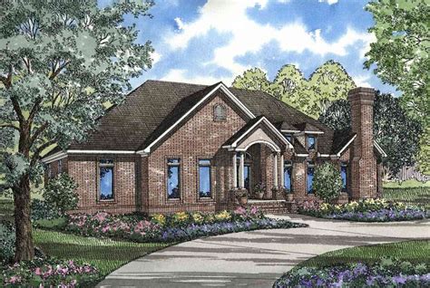 luxury features   traditional home plan  architectural designs house plans