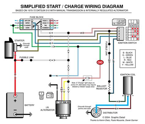 datsun   wiring diagram