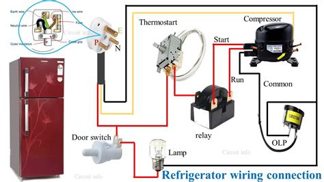 wiring diagram  refrigerator compressor aureliaberry