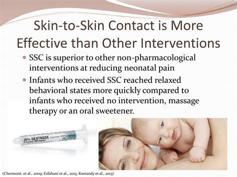 skin  skin contact  intervention  reducing neonatal pain powerpoint