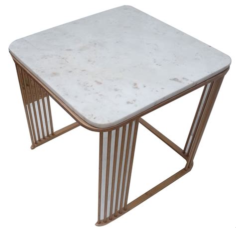 white open front square marble top table  home size      rs   moradabad