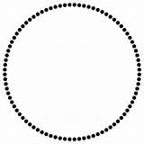 Border Circle Clip sketch template