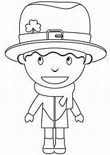 Leprechaun Coloring Pages Printable Ready Young Cute sketch template