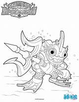 Grunt Gill Coloring Pages Skylanders Hellokids Superchargers Print Color sketch template