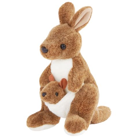 cozyworld stuffed animals kangaroo preschool gifts  kids brown  walmartcom