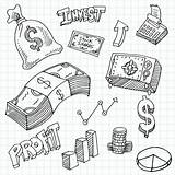 Investment Drawing Financial Symbols Set Stock Illustration Symbol Preview Depositphotos sketch template