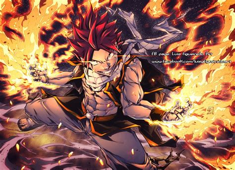 Burning Bright Natsu Dragneel Daily Anime Art