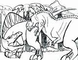 Rex Coloring Pages Jurassic Baby Indominus Getcolorings Color sketch template