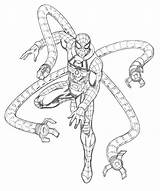 Spider Ock Doc Armor Box Ultra Pages Drawing Getdrawings Pencil Deviantart sketch template