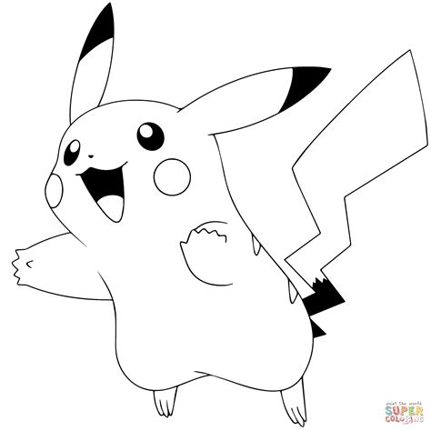 pokemon  pikachu  coloring page  printable coloring pages