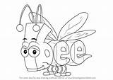 Bee Draw Wordworld Word Coloring Drawing Step Pages Template sketch template