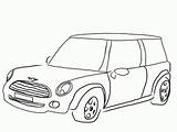 Mini Cooper Coloring Pages Car Cars Printable Austin Related Coloringhome Getdrawings Getcolorings Popular sketch template