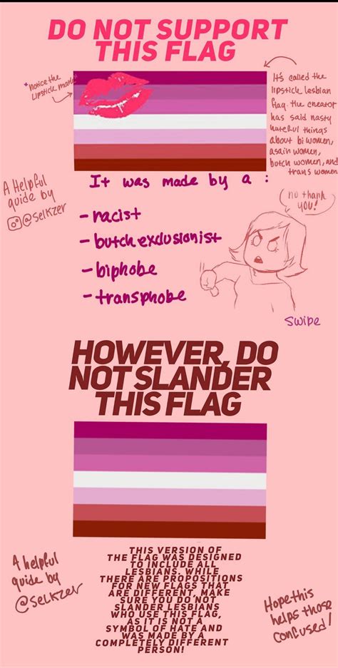 i see lots discourse about the lesbian flag in the lgbt