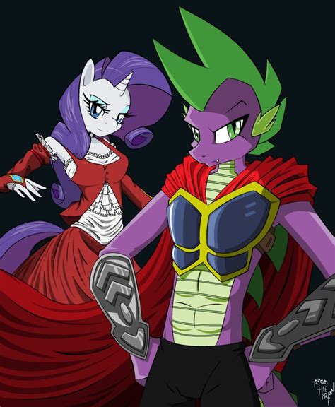 Spike And Rarity Come On In By Amostheartman Deviantart