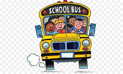 Bus Bus Sekolah Transportasi Gambar Png