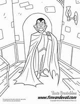 Dracula sketch template
