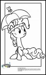 Pinkie Pie Coloring Pages Pony Little Choose Board sketch template