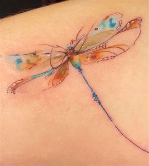 Watercolor Dragonfly Tattoo Dragonfly Tattoo Design Mandala Tattoo