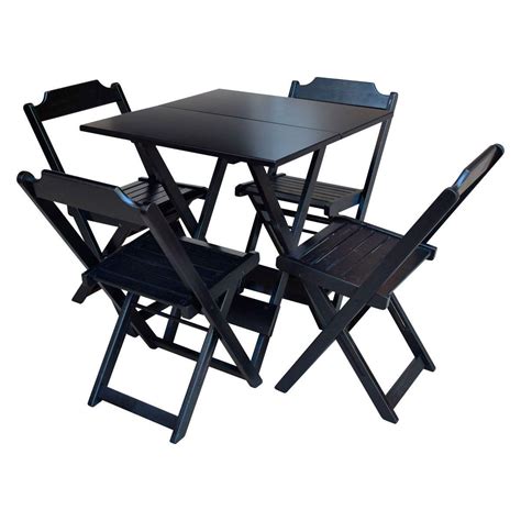 kit  jogos de mesa   cadeiras de madeira dobravel  ideal  bar  restaurante