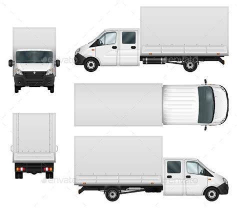 delivery van template van templates design