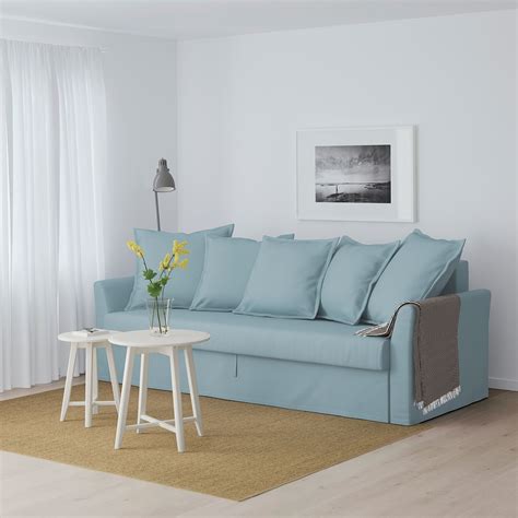 holmsund sleeper sofa orrsta light blue ikea light blue couch living room sleeper sofa