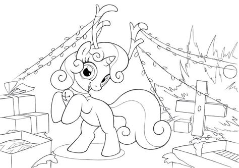 sweetie belle hw coloring page   pony coloring coloring