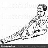 Didgeridoo Clipart Illustration Dennis Holmes Designs Royalty Rf sketch template