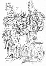 Coloring Transformers Pages Twitter Robots Drawing Colouring Ultra Magnus Concept sketch template