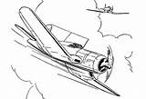 Avion Militaires Planes War Transportation Coloriages Ko Avions sketch template