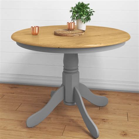 small  dining table  grey oak finish seats  rhode island