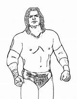 Coloring Wwe Pages Wrestlers Popular Printable sketch template