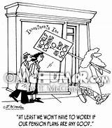 Pension Cartoon Cartoons Carrying Someone Soon Coming Him Says End Looking Sign Man Mchumor sketch template