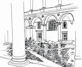 Coloring Pages Courtyard Italy Roman Colosseum Trevi Fountain Kids Adults Printable Sheet Getcolorings Italie Coloriage Designlooter Getdrawings Template Inner sketch template