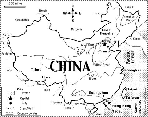 China Map Quiz Printout
