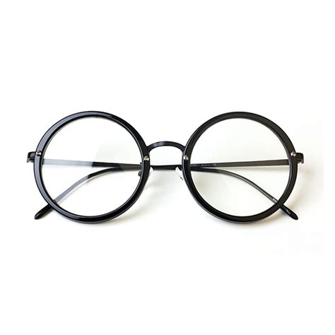 1920s vintage round oliver retro eyeglasses frames 488r58 black kpop