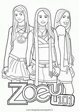 Coloring Zoey Pages Popular sketch template