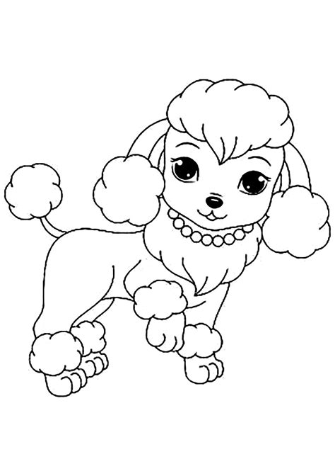dog  collar dogs kids coloring pages