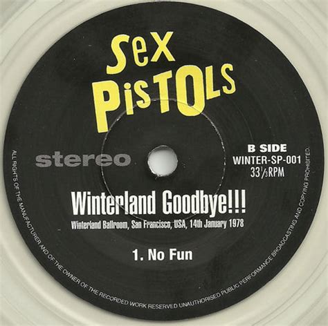 God Save The Sex Pistols Winterland Goodbye 7 Ep