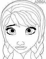 Sad Anna Coloring Pages Princess Color Feeling Sheet Eyes Place Getcolorings Getdrawings Template sketch template